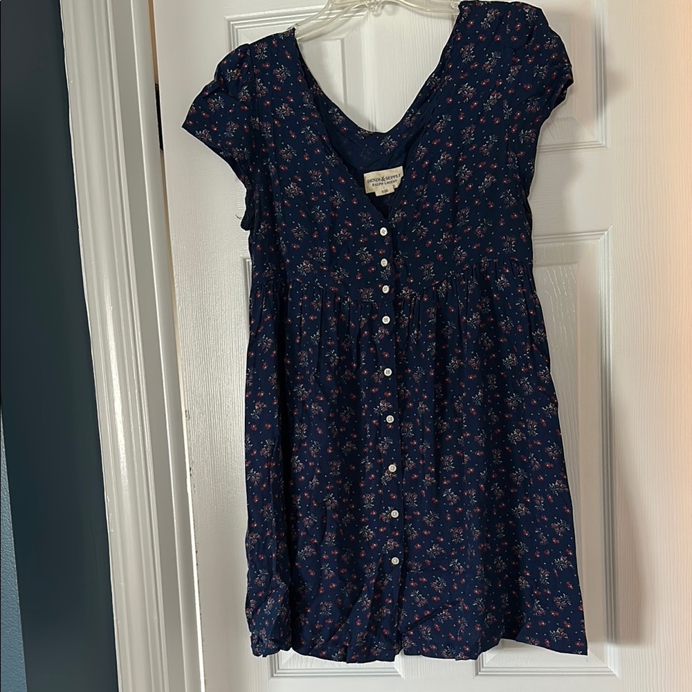 Denim & Supply Ralph Lauren Navy Floral Dress